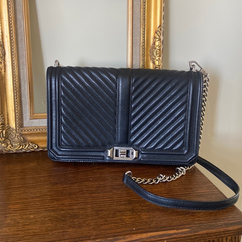 {Rebecca Minkoff} chevron quilted crossbody